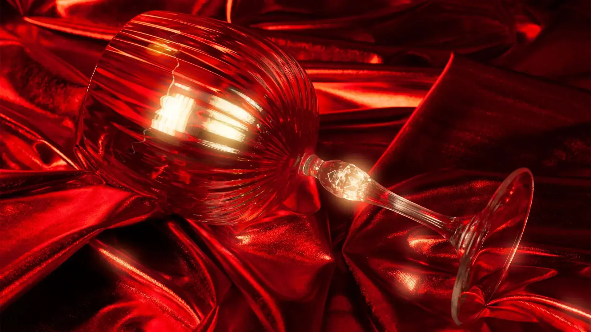 Photo d'un verre conceptuel pour la pochette d'album